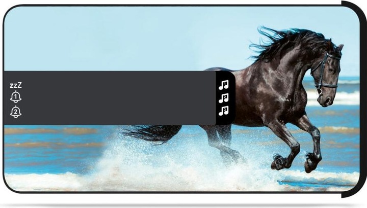 Productafbeelding Bigben Dubbele wekker R16 - Paarden