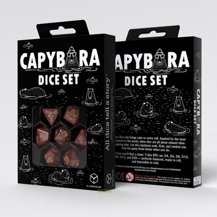 Produktbild Q Workshop Capybara Dice Set: Chillo