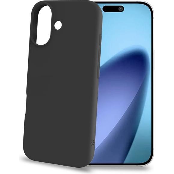 Celly Cover Schwarz in TPU für Apple (Apple iPhone X), Smartphone Hülle, Schwarz