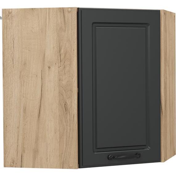 Vicco, Regal, Eckhängeschrank R-Line, Anthrazit Landhaus/Goldkraft Eiche, 57 cm