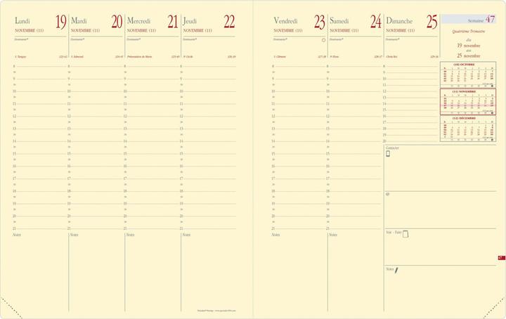 Image du produit Quo Vadis President Prestige Soho FR 21 QV287363 rouge, 1W/2S 21x27cm (A4, Français)