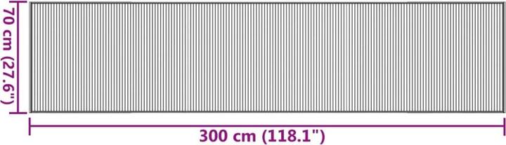 Produktbild vidaXL Teppich (70 x 1000 cm)
