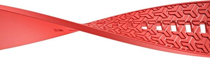 Actual product image Hurtel Watch Strap Y strap for Apple Watch 7 / SE (41/40 / 38mm) band watchband red (38 mm, 40 mm, 41 mm, TPU)