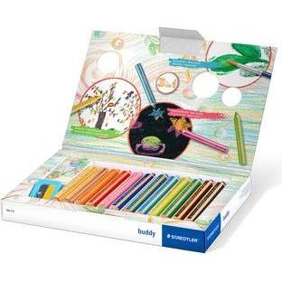 Thumbnail - Staedtler, Malstifte, Buntstifte Junior 140, mit Spitzer, 12 Farben (Mehrfarbig, 12 x)