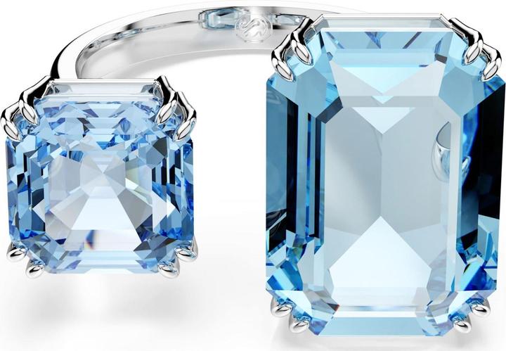 Swarovski Millenia Offener Ring Oktagon Schliff Blau