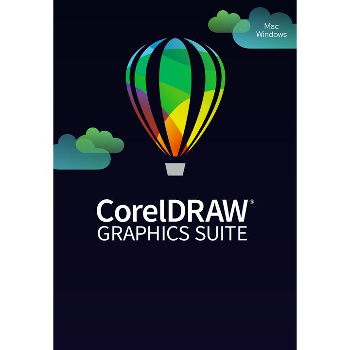 Actual product image Corel Draw Graphics Suite Agnostic Box, Subscr., 1yr, WIN, EN (1 User, 12 months)