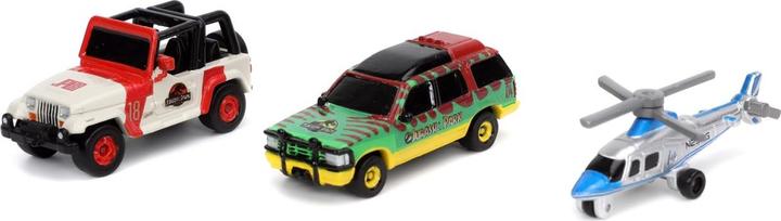 Actual product image Jada Jurassic Park 3-Pack A Nano Cars