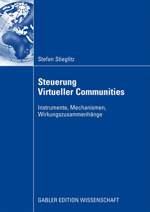 Produktbild Steuerung Virtueller Communities (Deutsch, Stefan Stieglitz, 2008)