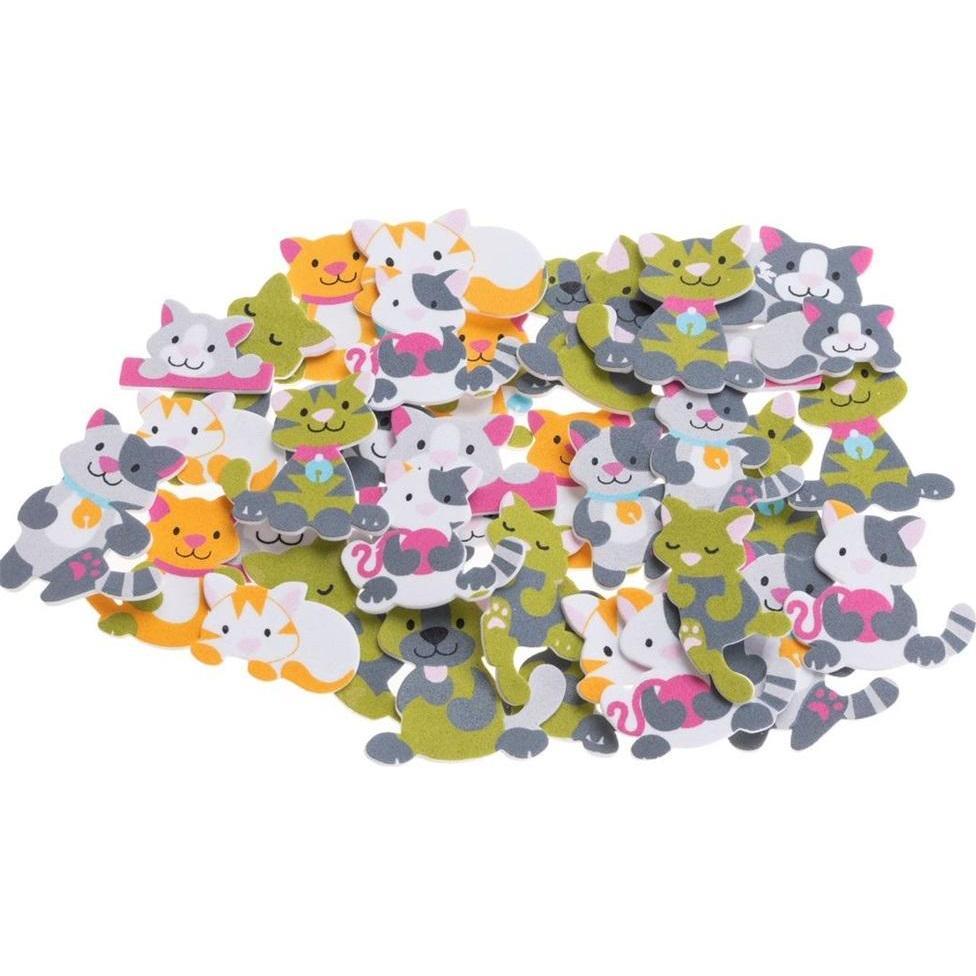 Brewis, Sticker, Katzen Schaumstoffaufkleber 36 Stk