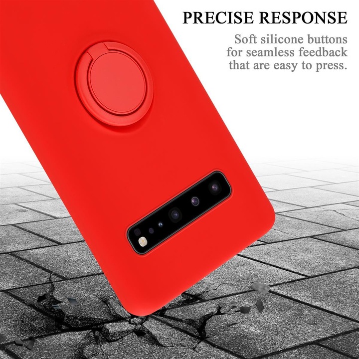 Actual product image Cadorabo TPU Liquid Ring Silicone Case Cover (Samsung Galaxy S10 5G)