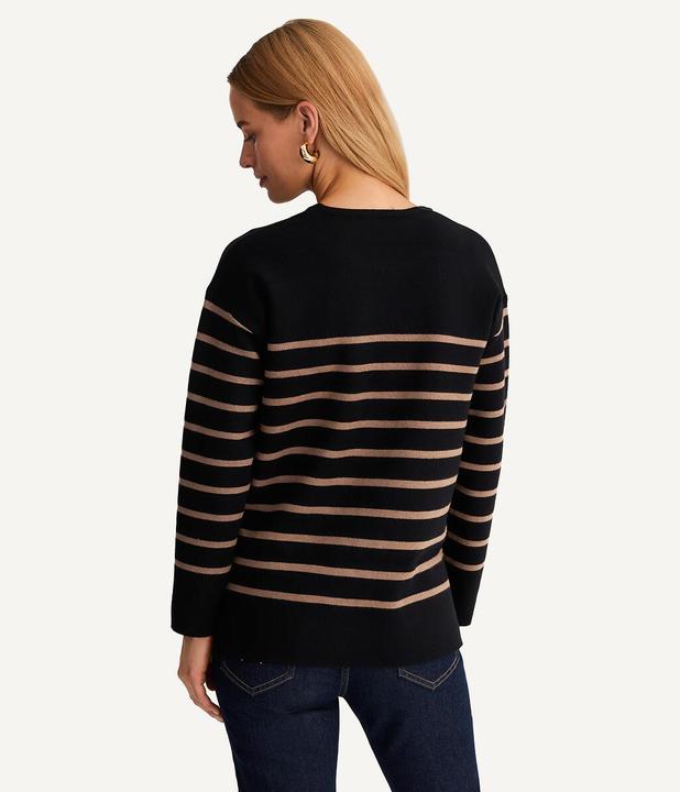 Immagine prodotto Anne Weyburn Maglia a righe a maglia fine con scollo rotondo (34)