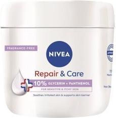 Actual product image NIVEA Moisturising body cream for sensitive skin Repair & Care 400 ml (Body cream, 400 ml)