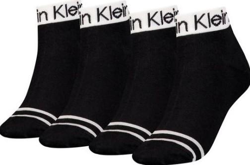 Calvin Klein Quarter Logo Welt Zoey 4p (4er Pack, One Size)
