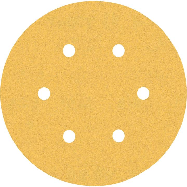 Actual product image Bosch Professional Zubehör Expert C470 Sandpaper set for random orbital sander, 150 mm, 6 holes, G 60/120/240, 6 pcs. (60, 120, 240)