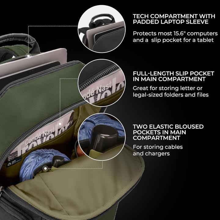 Actual product image Briggs & Riley Unisex Medium Cargo Backpack