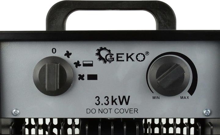 Actual product image GEKO Electric air heater with fan 3.3 kW