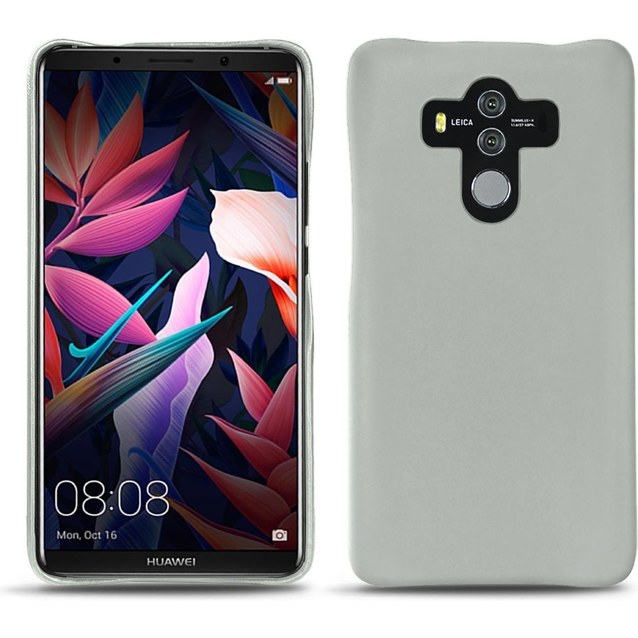 Thumbnail - Noreve Lederschutzhülle (Huawei Mate 10 Pro), Smartphone Hülle, Grau