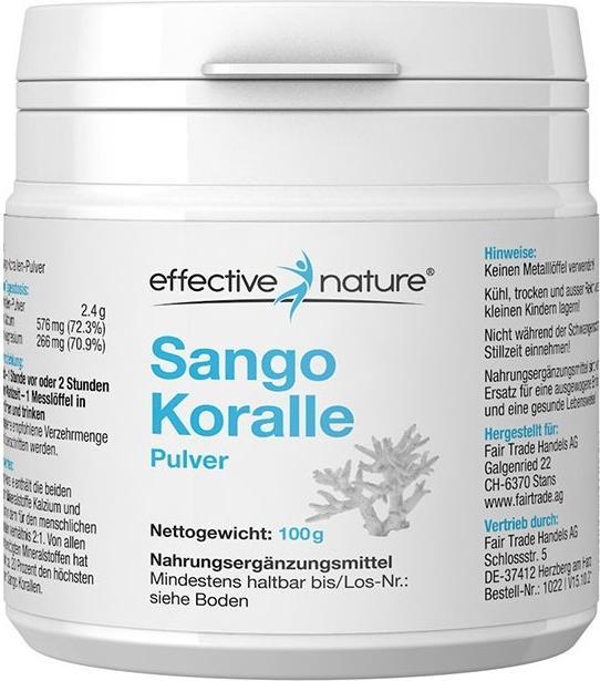 Image du produit Effective Nature Corail de mer Sango (1 pièce(s), Poudre, 100 g)