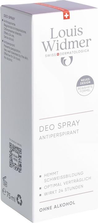Actual product image Widmer Louis Deo Spray Antiperspirant parfumiert 75 ml (Spray, 75 ml)