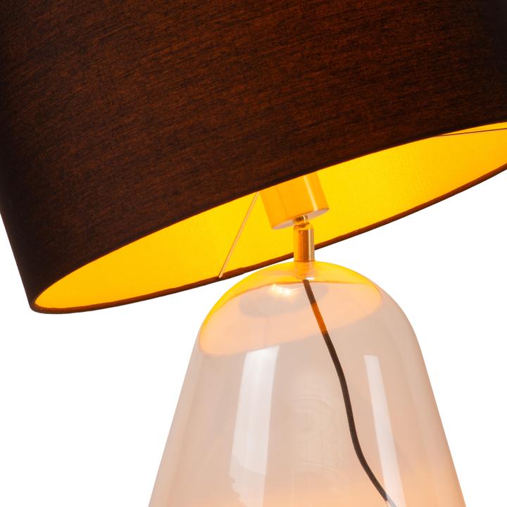 Actual product image Lucide CAMPANA E27 Tischlampe Modern Transparent 34550/81/60 (E27)