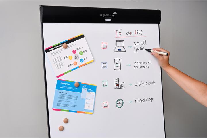 Produktbild Legamaster SKETCH PRO mobiles Flipchart Rundfuss