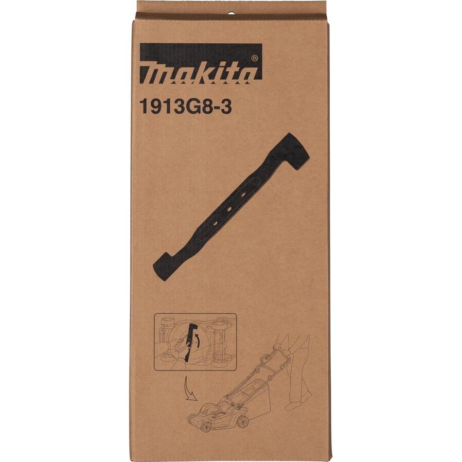 Thumbnail - Makita, Zubehör Gartenmaschinen, 1913G8-3 Sichelmesser passend für Akku-Rasenmäher LM003G Durchmesser 38 (Gartenmaschine...
