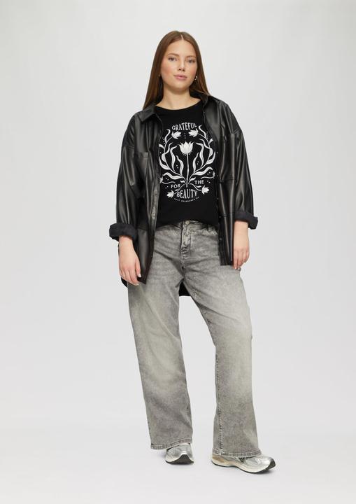 Produktbild S.Oliver T-Shirt Baumwollshirt mit Fronprint (46)