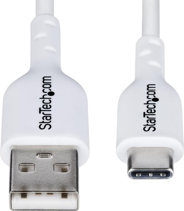 Produktbild StarTech Cable USB-A to USB-C 1m White (1 m, USB 2.0, 15 W)
