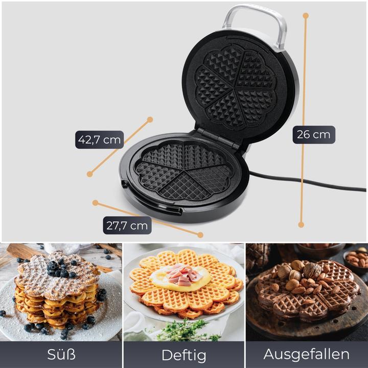 Produktbild KLAMER Waffeleisen Herz