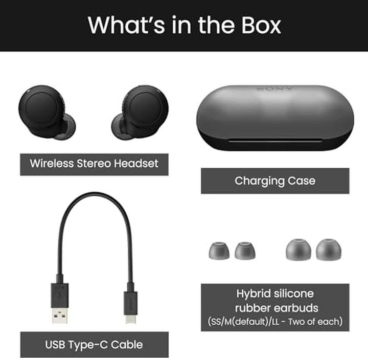 Immagine prodotto Sony WF-C500 (Nessuna cancellazione del rumore, 10 h, Senza fili)