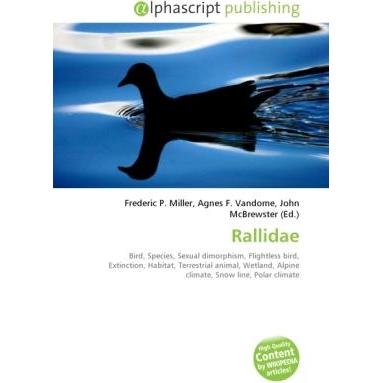 Thumbnail - Rallidae, Fachbücher von Agnes F. Vandome, Frederic P. Miller, John McBrewster