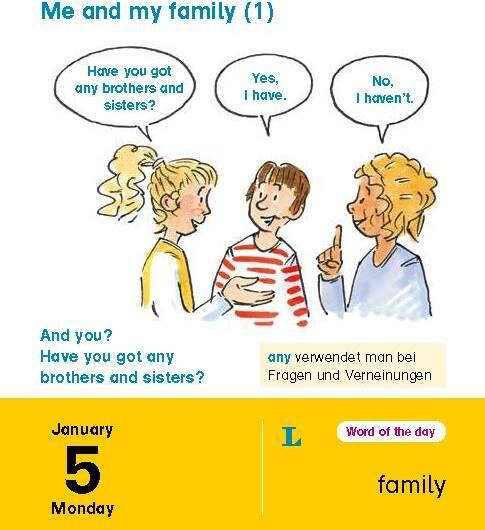 Produktbild Langenscheidt Kinderkalender Englisch 2026 (12.5 x 16 cm)