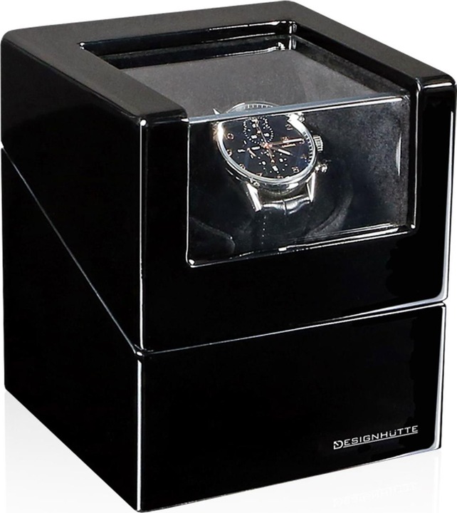 Actual product image Designhütte Watchwinder San Diego 1 - Black / Black (1 x)