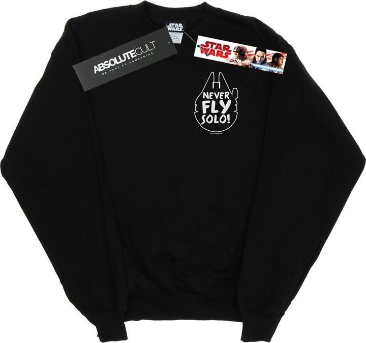 Image du produit Star Wars - Sweat NEVER FLY SOLO - Homme (S)