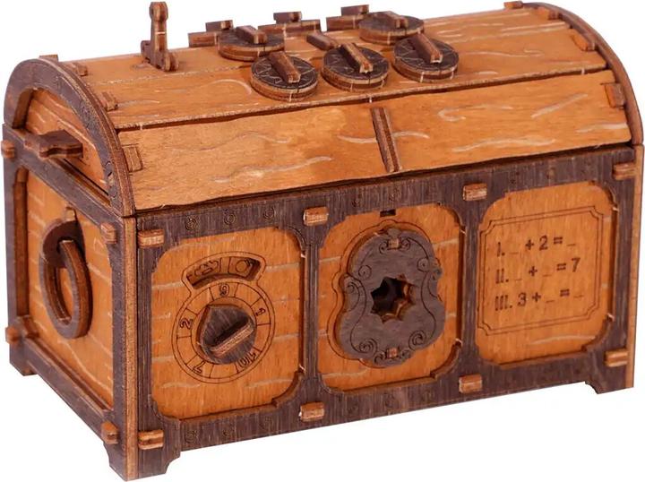 WoodenCity Holzmodel 3D Treasure Chest (165 pezzi)