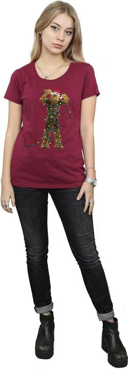 Produktbild Star Wars Chewbacca Christmas Lights TShirt (S)