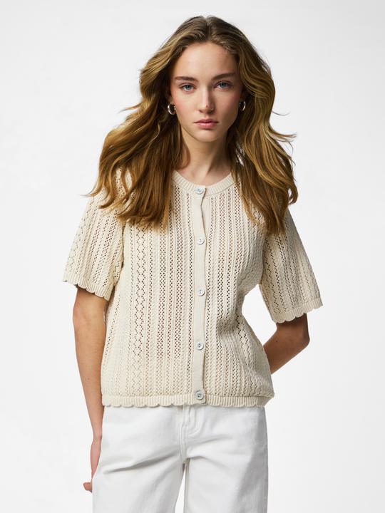 Produktbild Pieces Pcnuka Ss O-Neck Knit Cardigan Noos Bc (L)