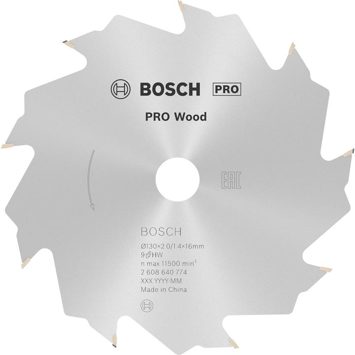 Actual product image Bosch Professional Zubehör PRO Wood circular saw blade, 130 x 2 x 16 mm