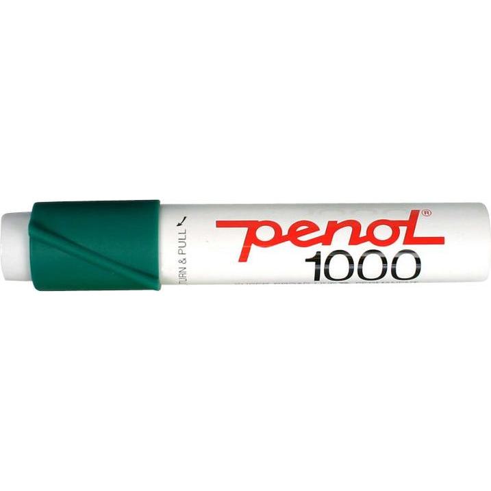 Penol, Marker, 1000, Grün, Meissel, Grün, Weiss, Aluminium, 3 mm, 1,6 cm (Grün, 3 mm)