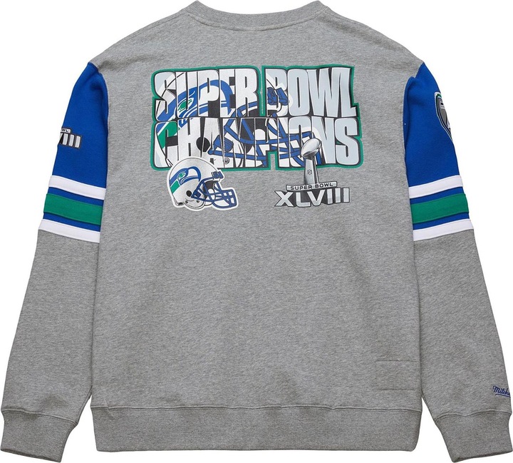 Produktbild Mitchell & Ness Fleece 4.0 Pullover Seattle Seahawks - L (L)