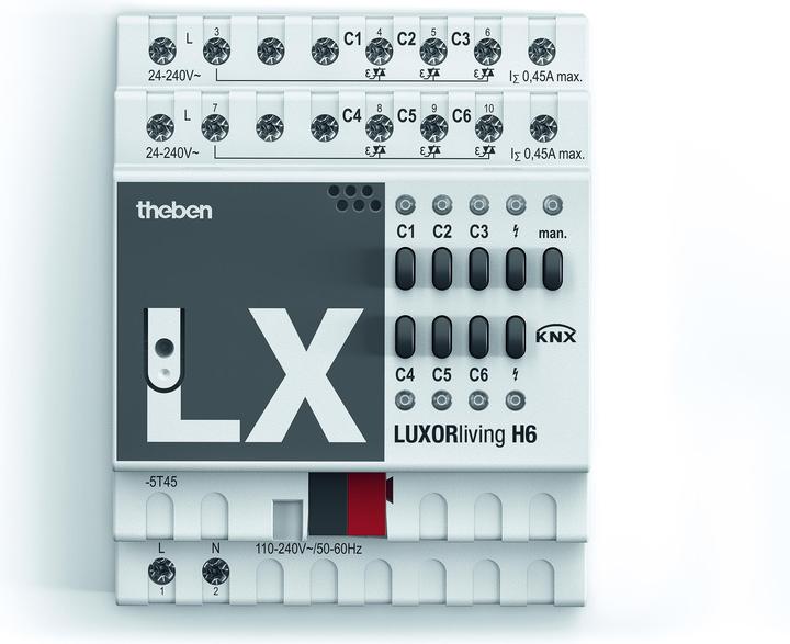 Actual product image Theben LUXORliving H6 (Heating actuator)