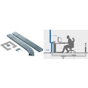 Thumbnail - Bachmann, Kabelschutz + Kabelführung, cable snake Flex II silver-coloured (Kabelschlauch, 750 mm)