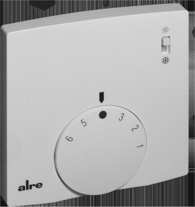 Produktbild ALRE IT Raumtemperaturregler AP Umsch.2A,2Rohranlage RTBSB-201.065