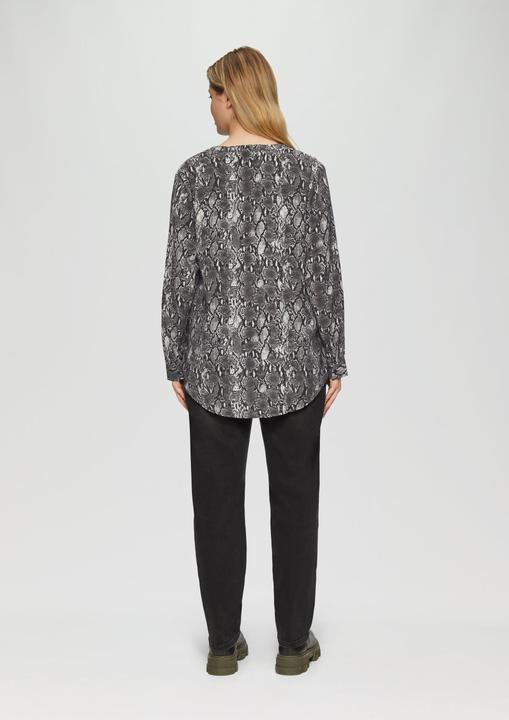 Produktbild S.Oliver Bluse Bluse mit Animal-Print aus Viskosemix (48)