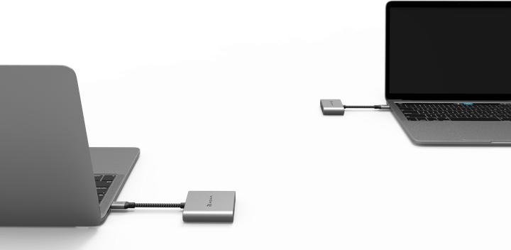 Produktbild Adam Elements USB-C auf HDMI/VGA Adapter (USB Typ-C, 14.50 cm)