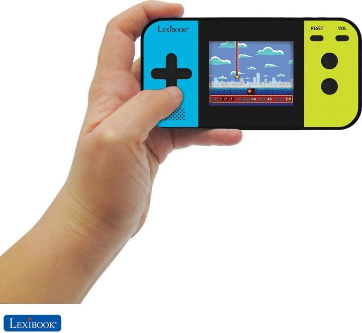 Image du produit Lexibook JL2377 Compact Cyber Arcade Console de jeu portable, 250 Gaming, LCD, alimenté par batterie, Vid