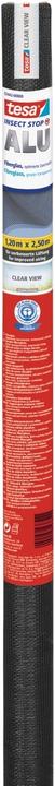 tesa Insektenschutz Alu COMFORT Ersatzrolle aus Fiberglas-Gewebe, für Fenster & Türen, ohne Bohren (120 x 250 cm)