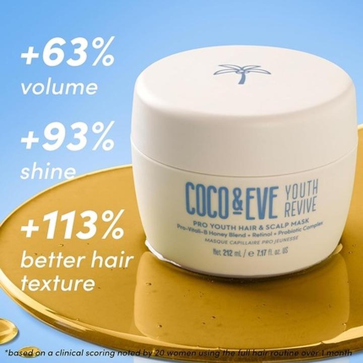 Produktbild Coco & Eve Youth Revive Pro Youth Hair & Scalp Mask (212 ml)