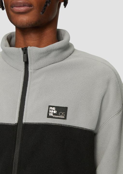 Image du produit S.Oliver Sweatshirt Jacke Fleecejacke mit Stehkragen (S)