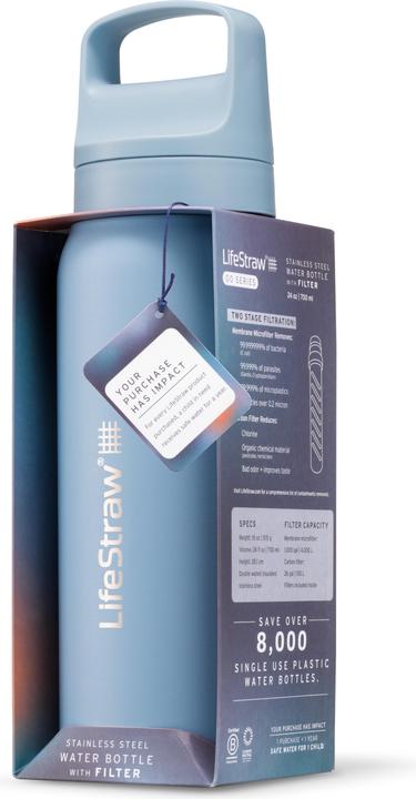 Produktbild LifeStraw Go Steel 650ml (icelandic blue) (0.65 l)